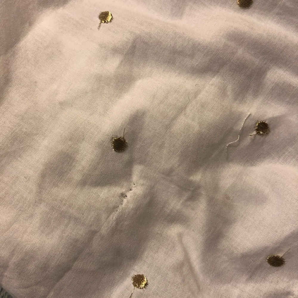 Vava white & gold polka dot off shoulder body suit - Picture 4 of 4